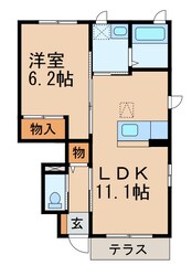 メゾンクレール関戸の物件間取画像